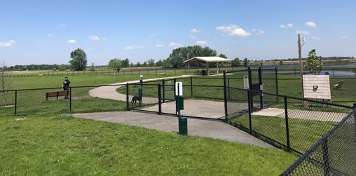 Dog park at Willowhaven Park