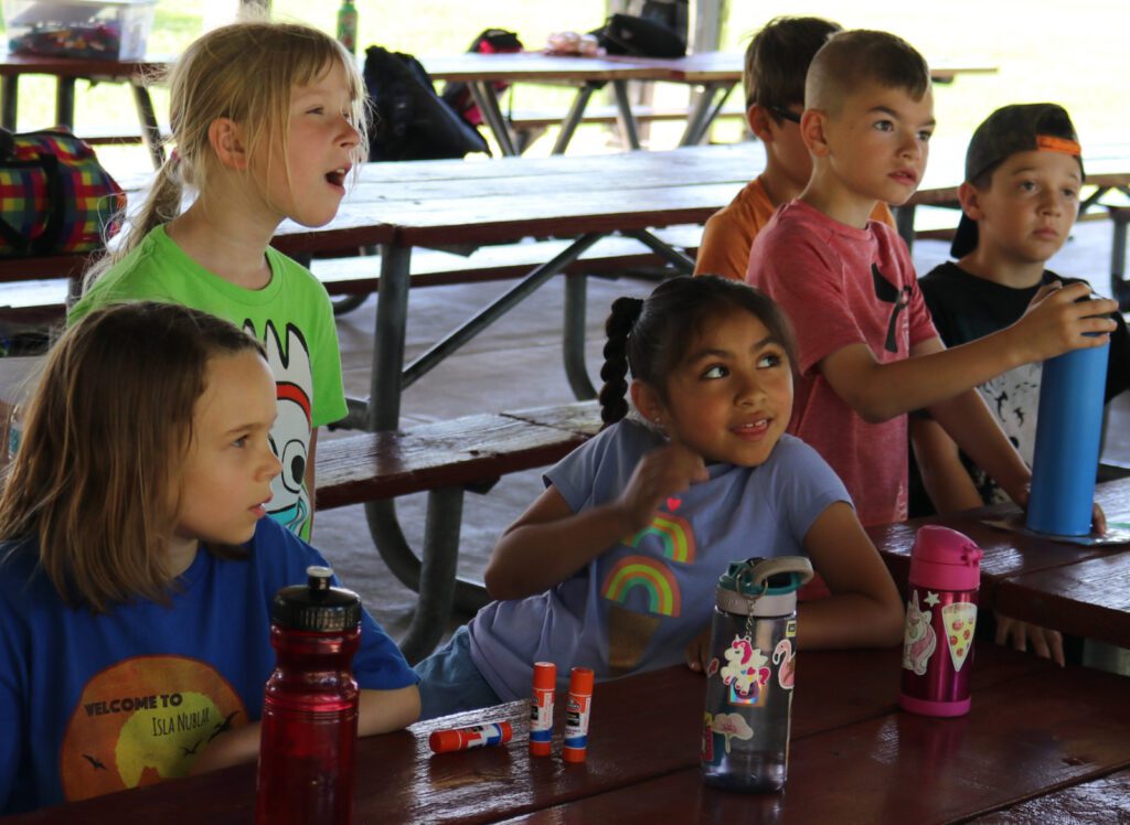 Kids excited about learning